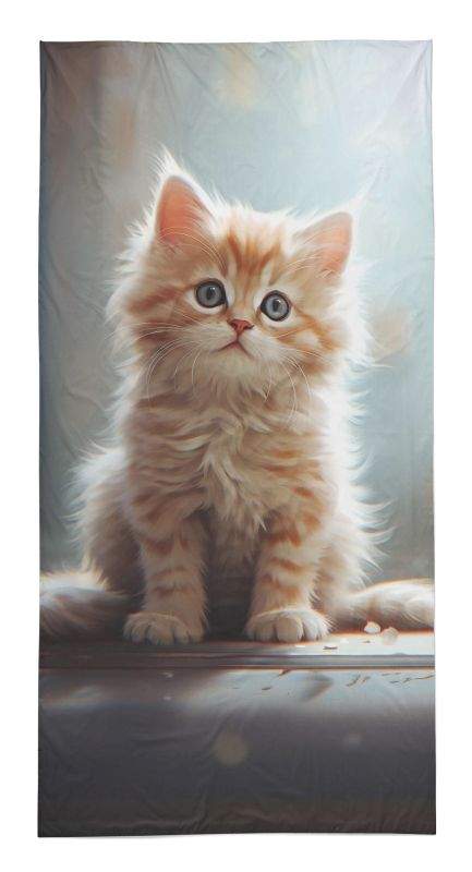 Osuška mačiatko hrdzavé 70/140,