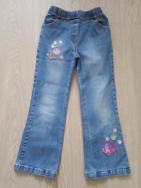 Dievčenské rifle 110/116, outfit,110