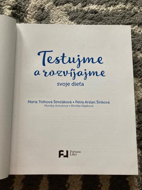 Testujme a rozvíjajme svoje dieťa, 