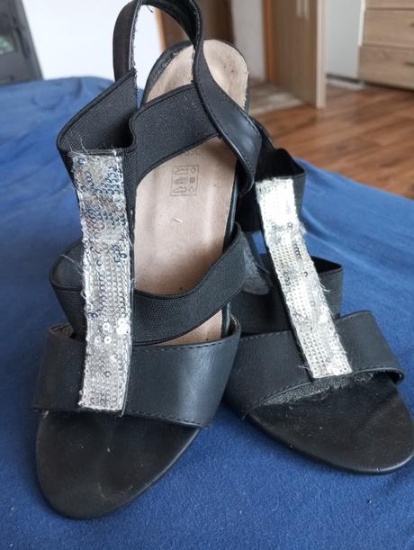 Sandálky do strasom, graceland,36