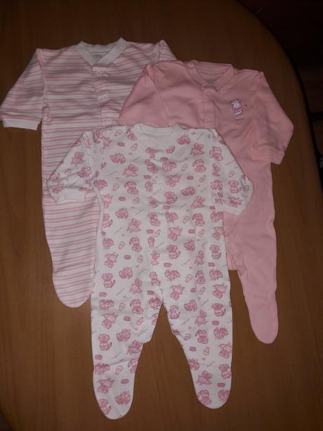 Dojčenské body s dlhým rukávom, tesco,56