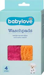 Opakovane použiteľné čistiace utierky z bavlny babylove, 4 ks