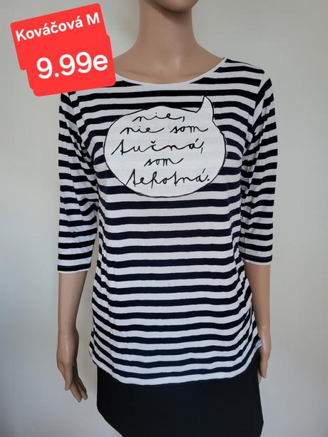Kováčová tričko m,  nie, nie som tučná som tehotna, m