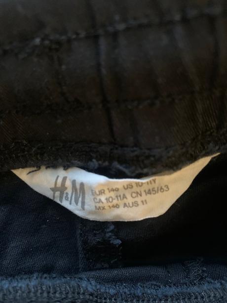 Čierne jogger jeans pre chlapca, 146, h&m,146