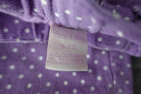 Menčestrové nohavice s korálkami, 74