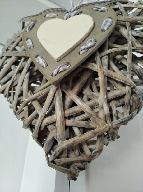 Prútené srdce 16 x 16 cm, 