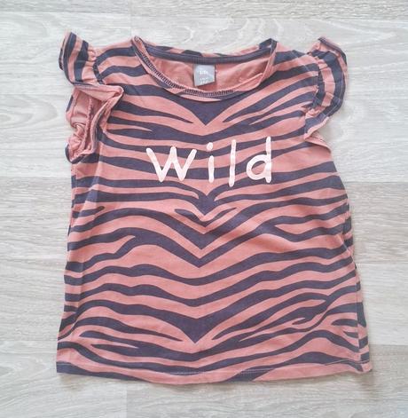 Tričko krátky rukáv pre dievčatá, 110