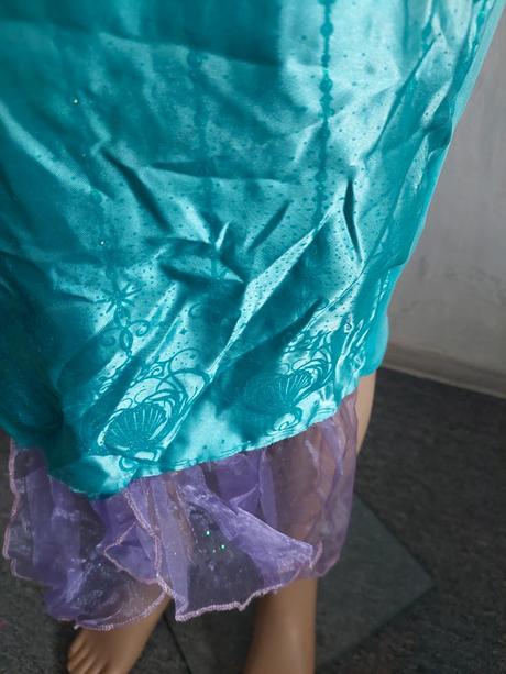 Ariela morská panna karnevalové šaty veľ.128,