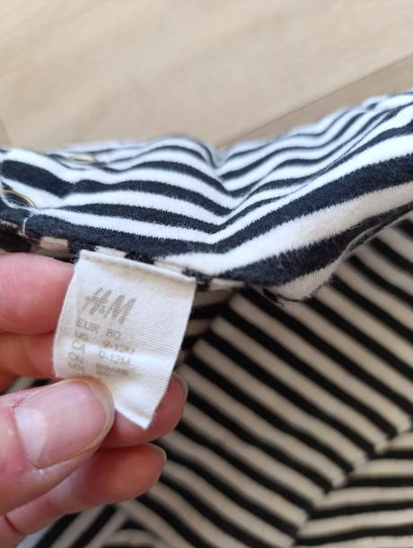 Pruhované šaty, h&m,80