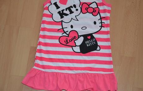 Šaty s kitty 74/80/86 neskor ako tunika, 74 / 80 / 86