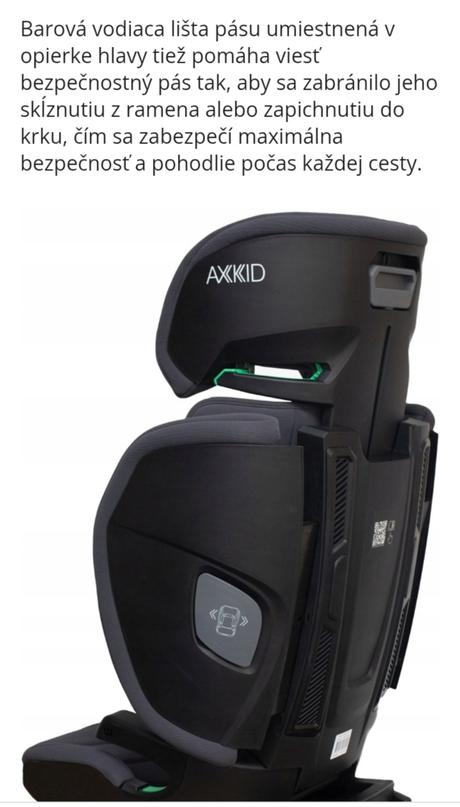 Autosedačka axkid 15-36, isofix, axkid