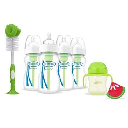 Dr. brown's darčeková sada wide-neck options zelen,