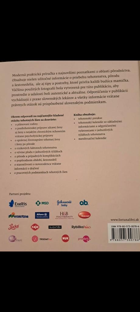 Sprievodca tehotenstvom, 