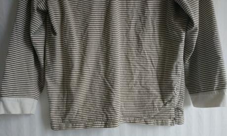 Dámsky pásikavý hnedo biely top, l/xl, l