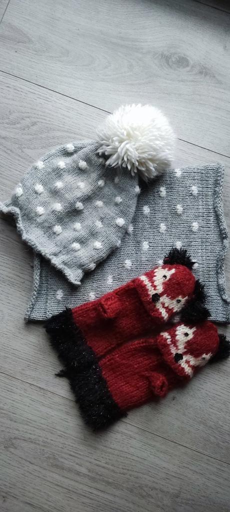 Dievčenská súprava - čiapka, nákrčník, 146