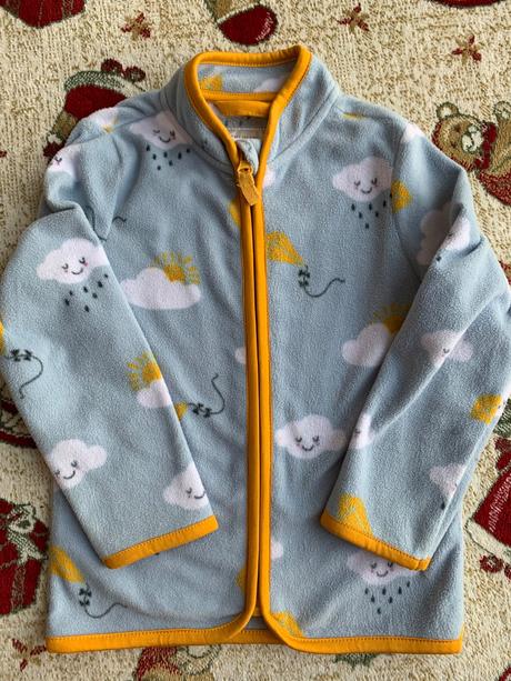 Flisova mikina na zips tchibo 98/104, tchibo,104