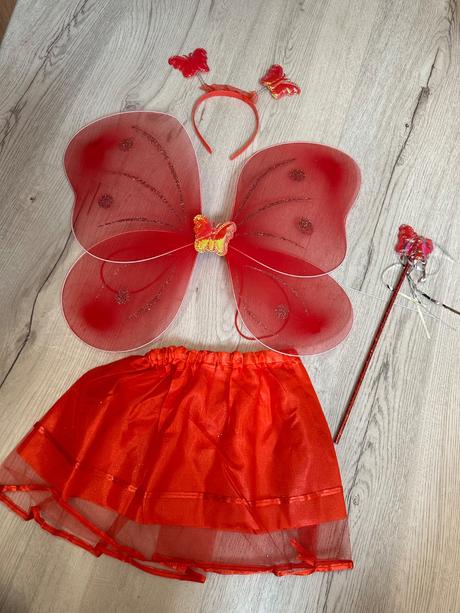 Kostým motýľ, víla s doplnkami, 