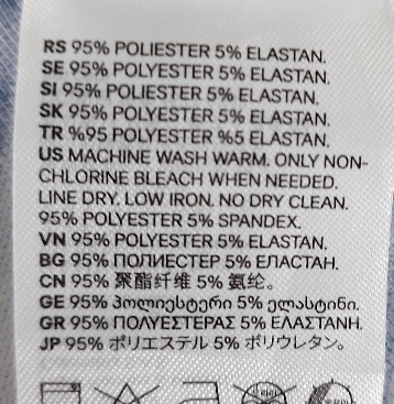 Pásikavé modrobiele šaty, h&m,36