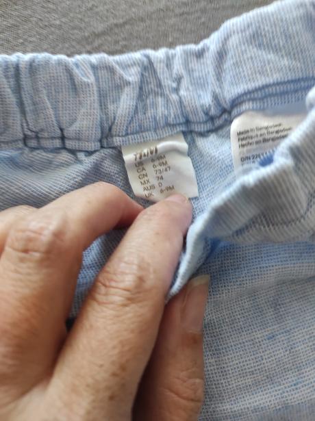 Letné nohavice, h&m,74