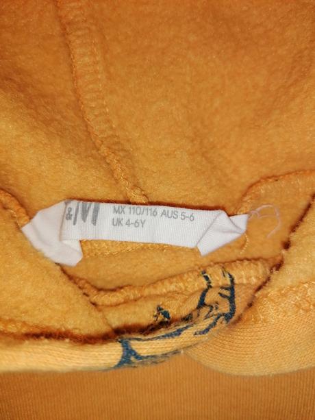 Horcicova mikinka, h&m,110