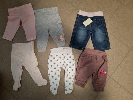 Tepláky, legíny, ponožky, veľ. 3-6 mes., 68