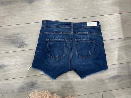 Dámske šortky tmavomodré, h&m,s