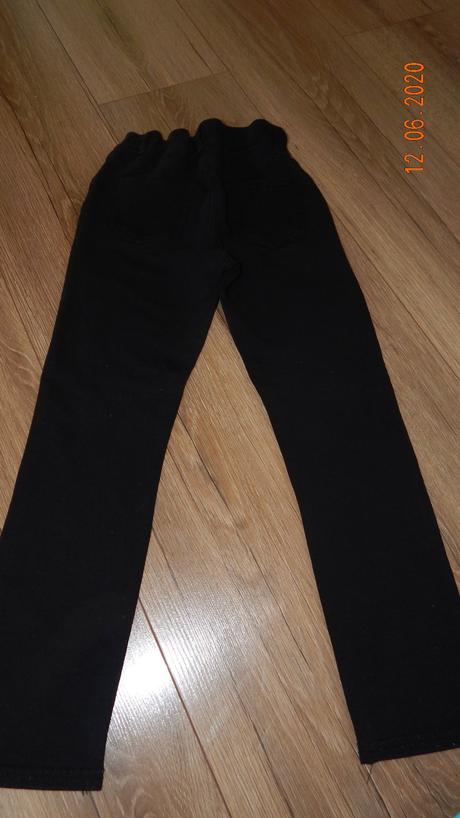 Svetlo hnedé a čierne leginy, h&m,122