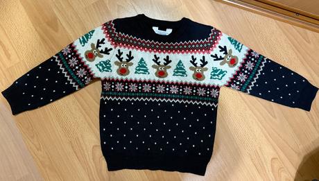 Vianočný svetrik 104, primark,98 / 104