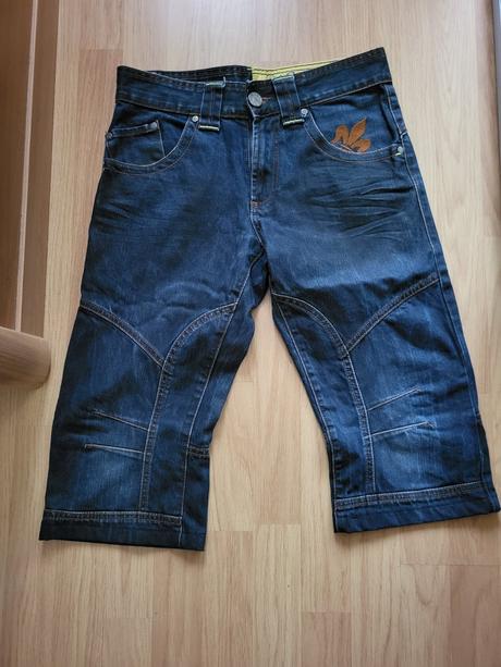 Chlapčenské 3/4 riflove kratasy, s