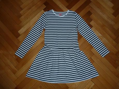 Pruhovane saty, tchibo,146