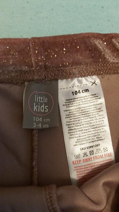 Legíny staroružová 104, pepco,104