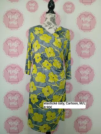 Elastické šaty m/l, m