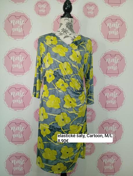 Elastické šaty m/l, m