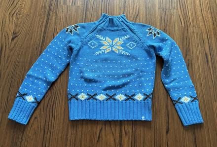 Teplý zimný pulóver, s