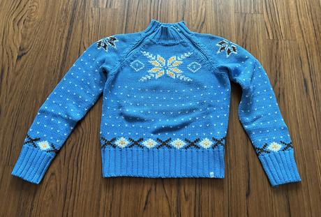 Teplý zimný pulóver, s