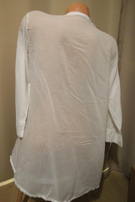 Biela bavlnená košeľa, l, l