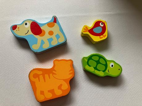 Kartónové kocky so zvierstkami, 