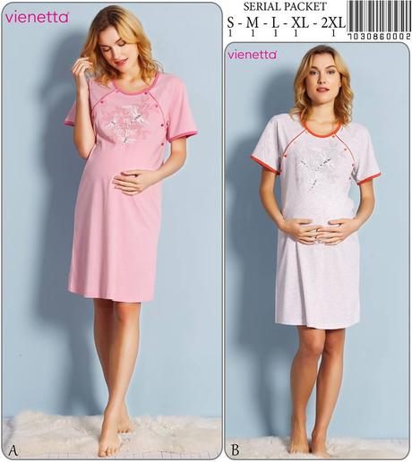 Materská nočná košeľa, vienetta secret,l / m / s / xl / xxl