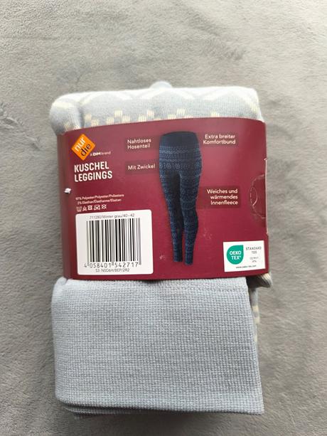 Zateplené legíny, vzorované, 40 / 42 / l / m