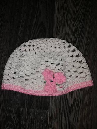 Háčkovaná čiapka 56/62, 62