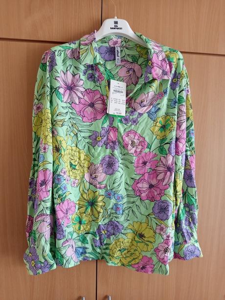 Rôznofarebna bluzka, takko,42