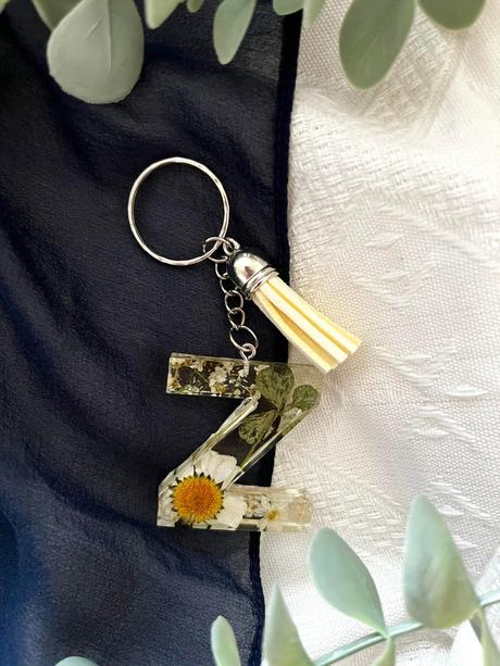 Ručne vyrobené živicové kľúčenky, 