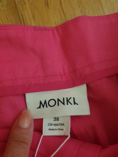 Ružové letné nohavice, 38