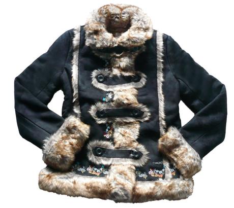 Kožušok, desigual,40