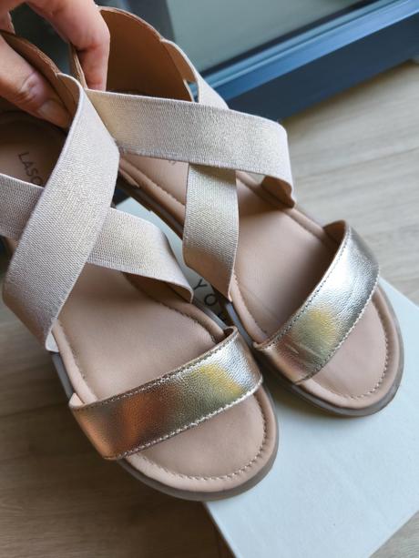 Zlaté sandále lasocki young, lasocki,36