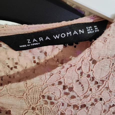 Krajkovaná blúzka zara, zara,m