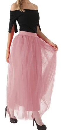 Tutu sukna tylova dlha damska rozne farby nova, 34 - xs