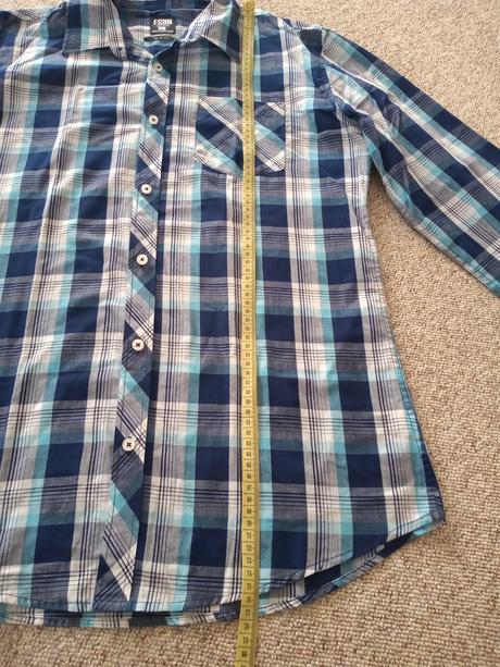 Károvaná košeľa, fishbone,m