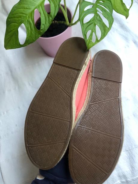 Oranžové mokasíny/ lososové espadrilky, graceland,40