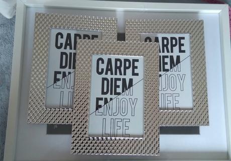 Strieborný rámik kovový ako nový rám fotka, 